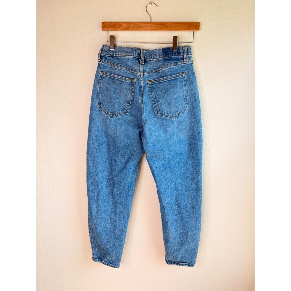 Abercrombie & Fitch The 80"s Mom High Rise Wide Leg Distressed Jeans 28 - Picture 3 of 8
